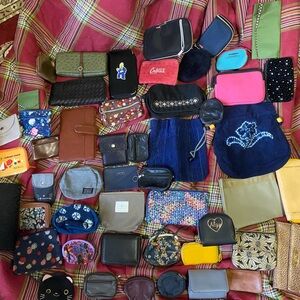 Lot of 50 pouches wallets etc